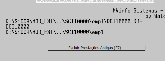 forcei a mostra da tela onde o erro aparece