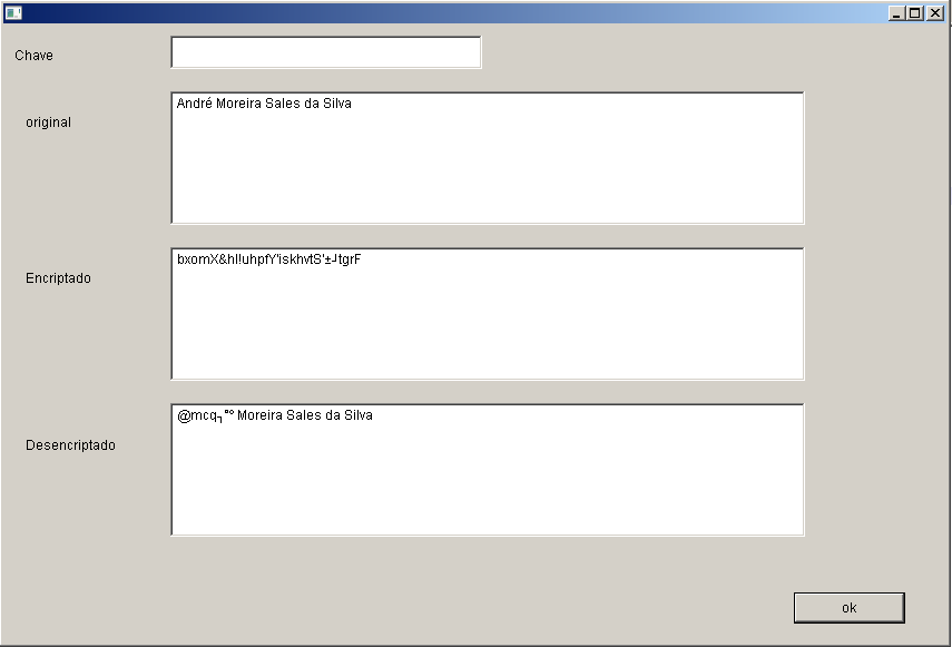 Usando acentos erro !