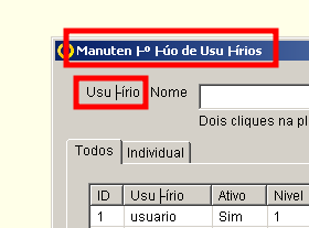 Acentuação com erro